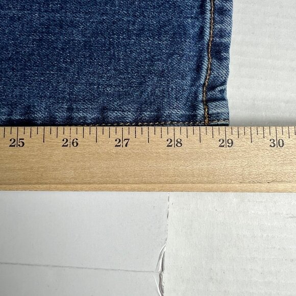 Max Mara Jeans Women's 29x29* Weekend Cropped Cigarette Skinny Blue Denim Tag 8 - Picture 13 of 16